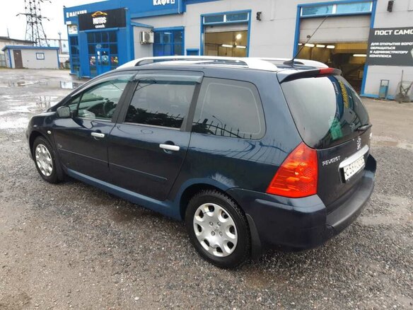 2007 Peugeot 307 I Рестайлинг, синий, 540000 рублей - вид 8