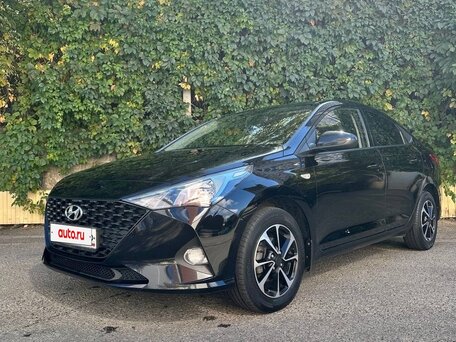 2020 Hyundai Solaris II, чёрный, 1460000 рублей, вид 1
