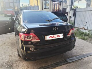 2011 Toyota Corolla X (E140, E150) Рестайлинг, чёрный, 890000 рублей, вид 3