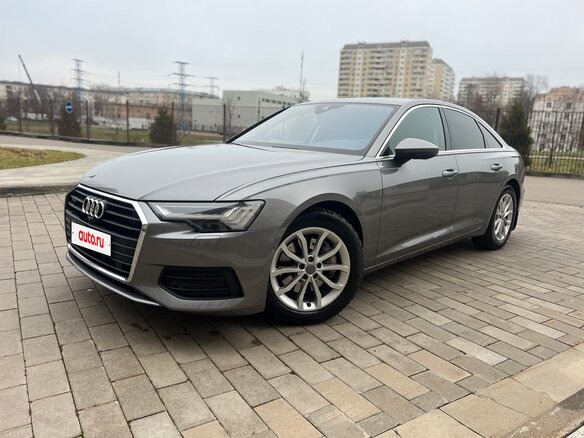 2021 Audi A6 45 TFSI V (C8), серый, 4300000 рублей - вид 9