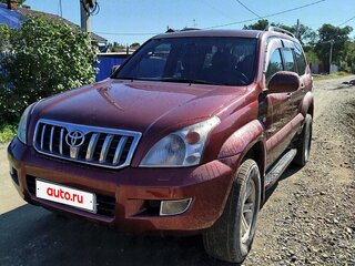 2007 Toyota Land Cruiser Prado 4-speed 120 Series Рестайлинг, красный, 1950000 рублей, вид 3
