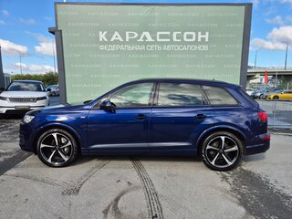 2019 Audi Q7 II (4M), синий, 3980000 рублей, вид 3