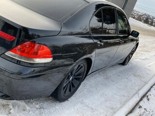 2004 BMW 7 серии 730d IV (E65/E66), чёрный, 1100000 рублей, вид 5