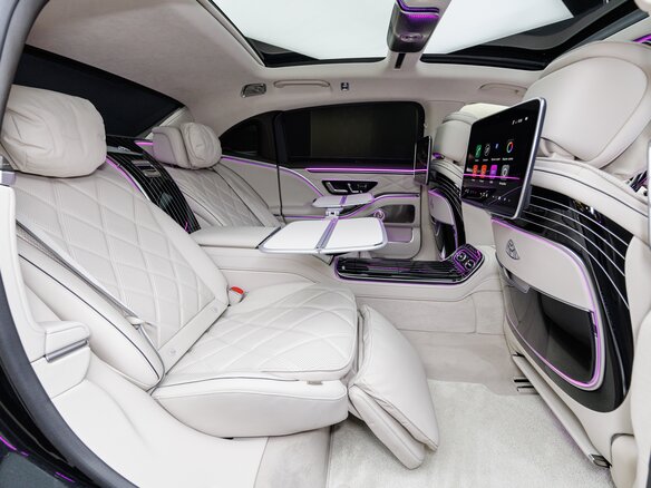 2026 Mercedes-Benz Maybach S-Класс 580 II (Z223) Рестайлинг, чёрный - вид 33