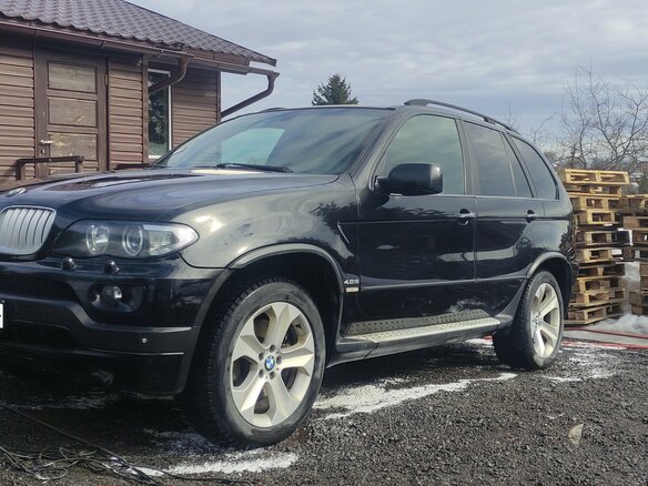 2006 BMW X5 4.8is I (E53) Рестайлинг, чёрный, 1799999 рублей - вид 9