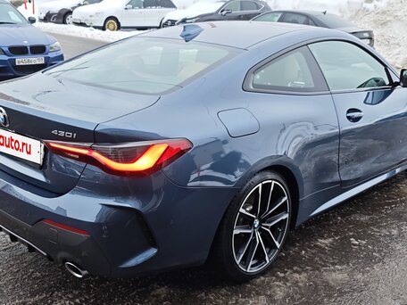 2020 BMW 4 серии 430i G22, G23, G26, синий, 4900000 рублей, вид 3