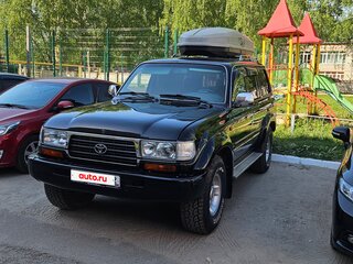 1996 Toyota Land Cruiser 80 Series Рестайлинг, чёрный, 1850000 рублей, вид 1