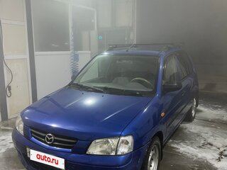 2001 Mazda Demio I (DW), синий, 90000 рублей, вид 1