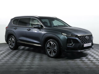 2019 Hyundai Santa Fe IV, серый, 2890000 рублей, вид 3