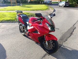 2001 Honda VFR 800, красный, 465000 рублей, вид 3