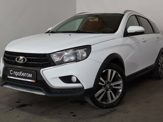 2019 Lada (ВАЗ) Vesta SW Cross I, белый, 769000 рублей, вид 3