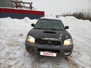 2001 Hyundai Santa Fe I, чёрный, 350000 рублей, вид 1