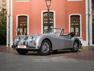 1957 Jaguar XK XK140, серебристый, 9299000 рублей, вид 1