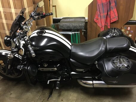 2014 Triumph Rocket 3, чёрный, 1150000 рублей, вид 4