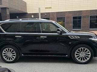 2016 Infiniti QX80 I Рестайлинг, чёрный, 3100000 рублей, вид 4