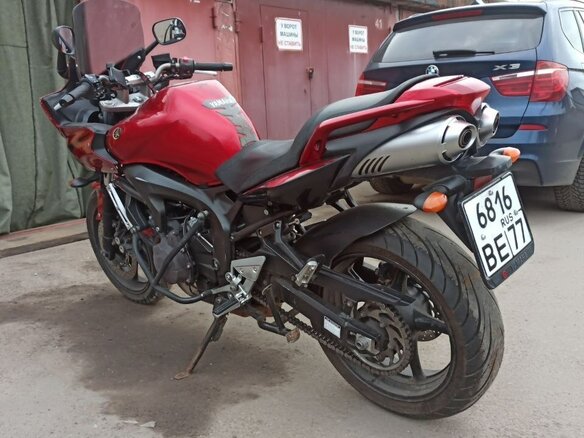 2007 Yamaha FZ6, красный, 450000 рублей - вид 7