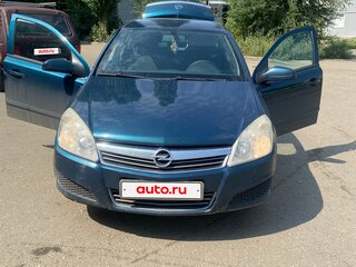 2008 Opel Astra H Рестайлинг, синий, 350000 рублей, вид 1