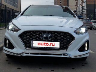 2018 Hyundai Sonata VII (LF) Рестайлинг, белый, 1790000 рублей, вид 2