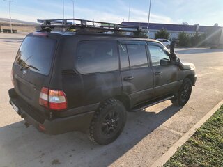2007 Toyota Land Cruiser 100 Series Рестайлинг 2, чёрный, 2100000 рублей, вид 2