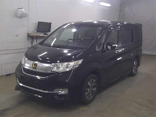 2015 Honda Stepwgn Spada V, чёрный, 1245000 рублей, вид 2