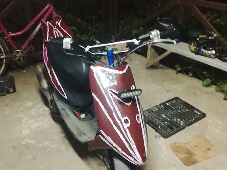 2008 Yamaha Jog, синий, 70000 рублей, вид 1