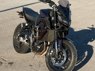2017 Yamaha MT-09 (FZ-09), пурпурный, 900000 рублей, вид 1