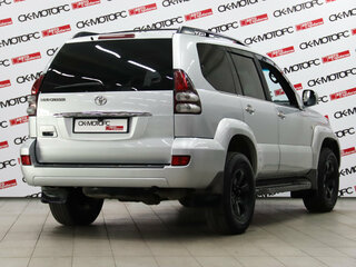 2008 Toyota Land Cruiser Prado 4-speed 120 Series Рестайлинг, серебристый, 1915150 рублей, вид 4