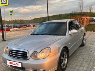2005 Hyundai Sonata ТагАЗ IV (EF) Рестайлинг, серый, 400000 рублей, вид 1