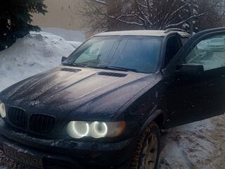 2002 BMW X5 3.0i I (E53), чёрный, 1250000 рублей, вид 1