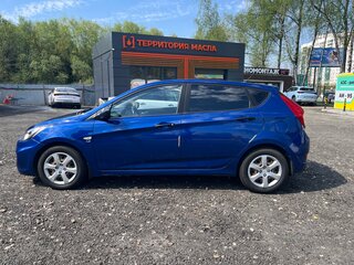 2013 Hyundai Solaris I, синий, 770000 рублей, вид 3