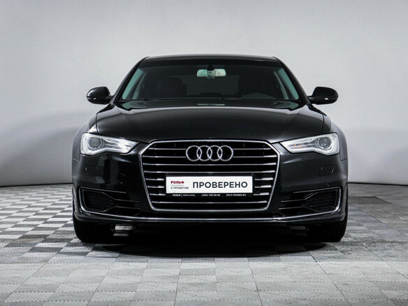 2015 Audi A6 IV (C7) Рестайлинг, чёрный, 1744578 рублей - вид 1