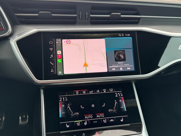 2018 Audi A7 55 TFSI II (4K), синий, 4500000 рублей - вид 10