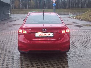 2018 Hyundai Solaris II, красный, 1050000 рублей, вид 4