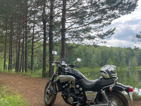 1993 Yamaha V-Max 1200, чёрный, 400000 рублей, вид 2