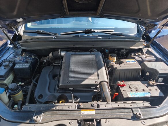 2008 Hyundai Santa Fe II, синий, 1250000 рублей - вид 24