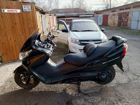 2005 Suzuki Burgman (SkyWave) 400, чёрный, 200000 рублей, вид 5