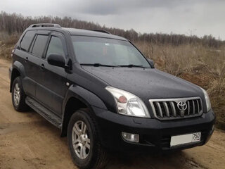 2008 Toyota Land Cruiser Prado 4-speed 120 Series Рестайлинг, чёрный, 2400000 рублей, вид 2