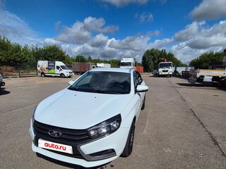 2020 Lada (ВАЗ) Vesta SW I, белый, 1049000 рублей, вид 4