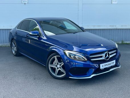 2014 Mercedes-Benz C-Класс 180 IV (W205), синий, 1935000 рублей, вид 4