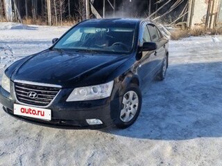 2008 Hyundai Sonata V (NF) Рестайлинг, чёрный, 600000 рублей, вид 2
