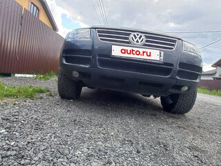 2005 Volkswagen Touareg I, чёрный, 830000 рублей, вид 5