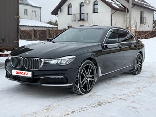 2017 BMW 7 серии Long 725Ld VI (G11/G12), чёрный, 2650000 рублей, вид 1