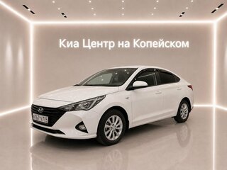 2021 Hyundai Solaris II Рестайлинг, белый, 1399000 рублей, вид 5
