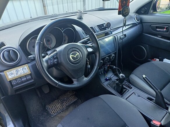 2008 Mazda 3 I (BK) Рестайлинг, серый, 700000 рублей - вид 3