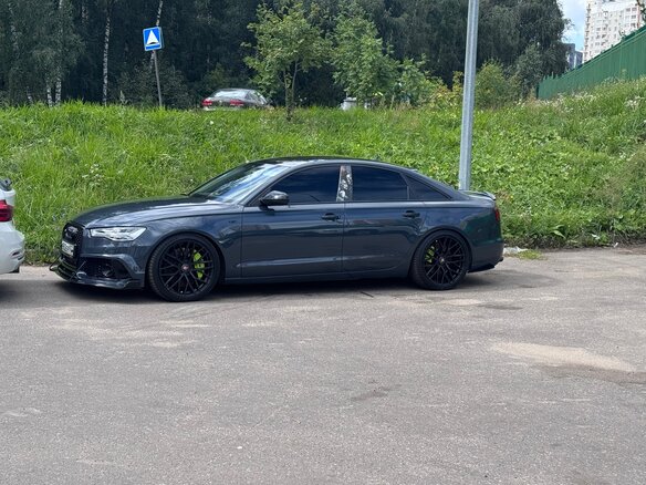 2013 Audi A6 IV (C7), синий, 2650000 рублей - вид 2