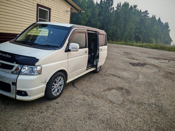 2004 Honda Stepwgn Spada II Рестайлинг, белый, 700000 рублей