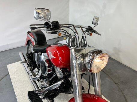 1998 Harley-Davidson Fat Boy, пурпурный, 610000 рублей, вид 5