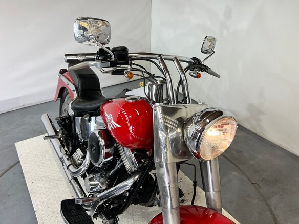 1998 Harley-Davidson Fat Boy, пурпурный, 610000 рублей - вид 4