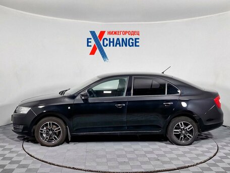 2014 Skoda Rapid I, чёрный, 553000 рублей, вид 4