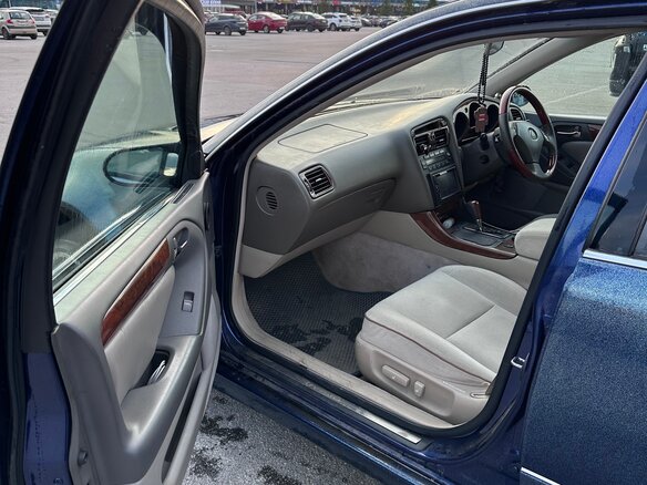 1998 Toyota Aristo 4-speed II, синий, 1050000 рублей - вид 9